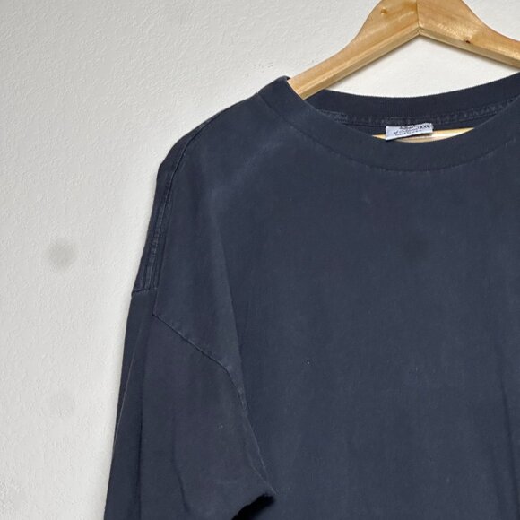 VTG Rick Springfield Graphic Tee Shirt Band Punk Karma Tour Men XXL Black 90s - Picture 10 of 13